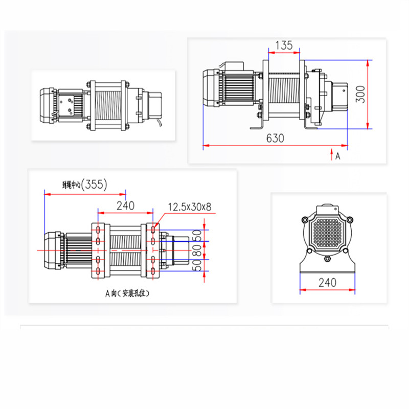 商場電動吊鉤鋼絲繩磨損你還敢用嗎